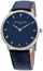 Frederique Constant Slimline Stainless Steel Mens Strap Watch Navy Dial FC - 200RN5S36 - WAB - Shipping Dept.