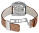 Gucci G - Coupe Special Edition Automatic Stainless Steel YA131307 Cream Dial Date Brown Leather Strap Mens Watch - WAB - Shipping Dept.