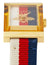 Gucci G - Frame Yellow Gold PVD Multicolored Dial Nylon Strap Quartz Womens Watch YA126572A - Watches & Beyond
