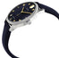Gucci G-Timeless Automatic Stainless Steel Blue Dial Blue Leather Strap Unisex Watch YA126347 - Watches & Beyond