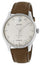 Gucci G-Timeless Automatic Stainless Steel White Dial Brown Leather Strap Mens Watch YA126361 - Watches & Beyond