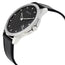 Gucci G - Timeless Stainless Steel Black Dial Black Leather Strap Date Diamonds Quartz Unisex Watch YA126305 - Watches & Beyond