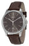 Gucci G - Timeless Stainless Steel Brown Dial Brown Leather Strap Date Quartz Mens Watch YA126318 - Watches & Beyond