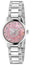Gucci G-Timeless Stainless Steel Pink Mother-Of-Pearl Dial Quartz Womens Watch YA1265013 - Watches & Beyond