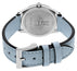 Gucci G - Timeless Stainless Steel Silver Dial Blue Leather Strap Quartz Womens Watch YA1265039 - WAB - Shipping Dept.