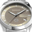 Gucci G - Timeless Stainless Steel Taupe Dial Date Quartz Mens Watch YA1264107 - Watches & Beyond