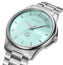Gucci G - Timeless Stainless Steel Turquoise Blue Dial Quartz Mens Watch YA126372 - Watches & Beyond