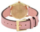 Gucci G - Timeless Yellow Gold PVD Gold Dial Pink Leather Strap Quartz Womens Watch YA1265041 - WAB - Shipping Dept.