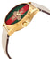 Gucci G - Timeless Yellow Gold PVD Green/Red Dial White Leather Strap Quartz Womens Watch YA1264128 - WAB - Shipping Dept.