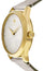 Gucci G - Timeless Yellow Gold PVD Ivory Dial Ivory Leather Strap Quartz Unisex Watch YA1264033A - Watches & Beyond