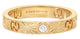 Gucci Icon 18K Yellow Gold Ring with Diamond and Heart Cutouts Size 6 YBC727892002012 - Watches & Beyond