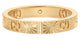 Gucci Icon 18K Yellow Gold Ring with Diamond and Heart Cutouts Size 6 YBC727892002012 - Watches & Beyond
