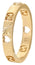 Gucci Icon 18K Yellow Gold Ring with Diamond and Heart Cutouts Size 6 YBC727892002012 - Watches & Beyond