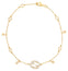 Gucci Interlocking G 18K Yellow Gold Diamond Bracelet YBA729403002016 - Watches & Beyond