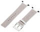 Gucci U - Play Kit 129 Medium White Leather Watch Strap and Matching White Steel Bezel YFA50005 - WAB - Shipping Dept.