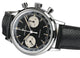 Hamilton American Classic Intra - Matic Manual Wind Chronograph H Black Dial Black Leather Strap Mens Watch H38429730 - Watches & Beyond