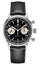 Hamilton American Classic Intra - Matic Manual Wind Chronograph H Black Dial Black Leather Strap Mens Watch H38429730 - Watches & Beyond