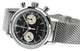 Hamilton American Classic Intra - Matic Manual Wind Chronograph H Stainless Steel Mesh Black Dial Mens Watch H38429130 - Watches & Beyond