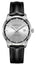 Hamilton Jazzmaster Stainless Steel Silver Dial Black Leather Strap Date Quartz Mens Watch H32451751 - Watches & Beyond
