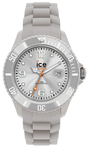 Ice - Watch Ice - Forever Sili Collection Grey/Silver Polyamide & Silicone Mens Watch Date SI.SR.B.S.09 - Watches & Beyond