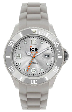 Ice - Watch Ice - Forever Sili Collection Silver/Grey Polyamide & Silicone Unisex Watch Date SI.SR.U.S.09 - Watches & Beyond