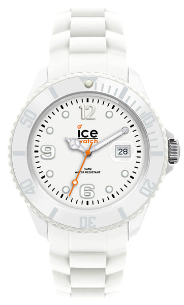 Ice - Watch Ice - Forever Sili Collection White Polyamide & Silicone Mens Watch Date SI.WE.B.S.09 - Watches & Beyond