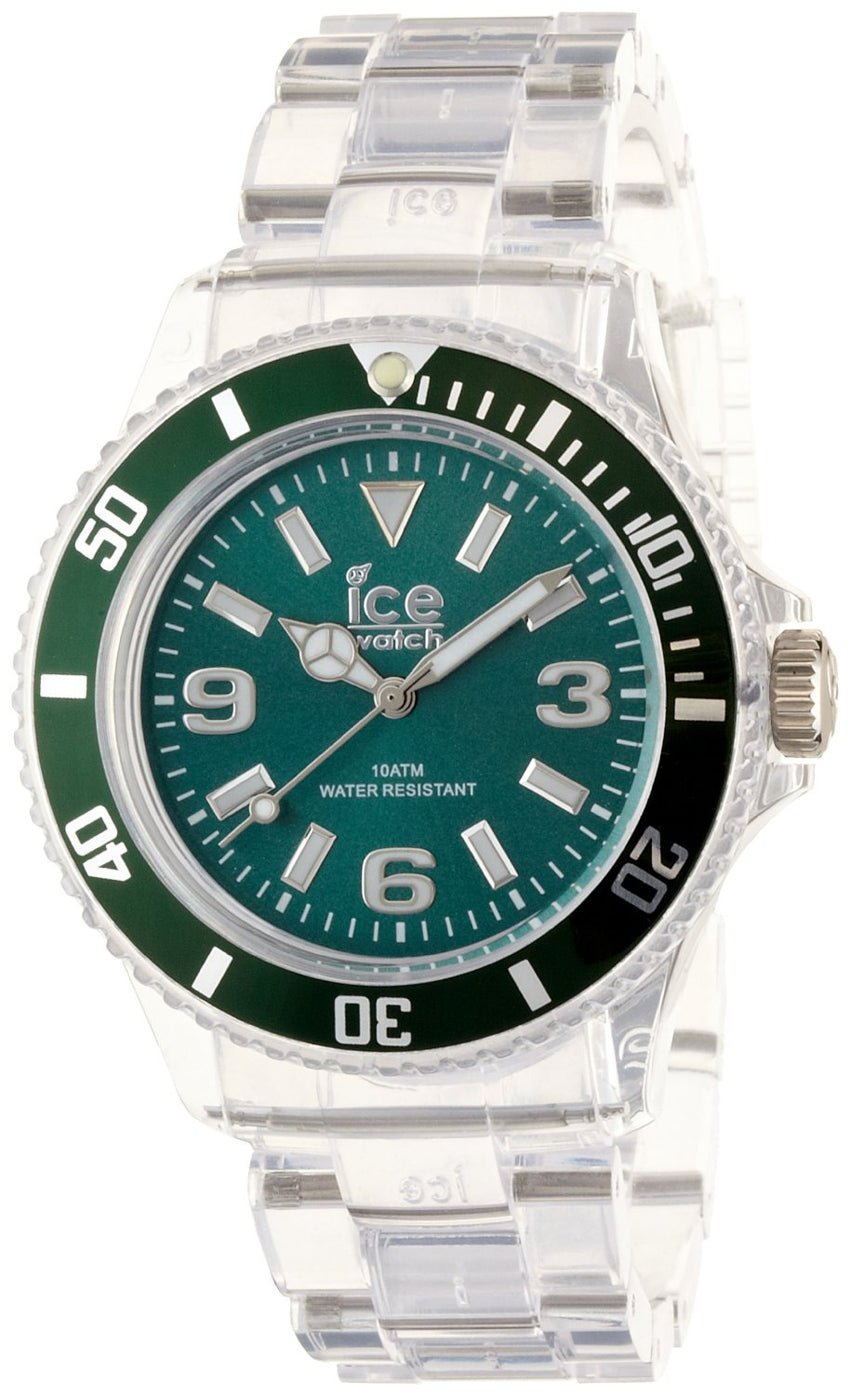 Ice - Watch Ice - Pure Forest Green Dial Clear Ice - Ramic Polyamide Transparent Unisex Fashion Watch PU.FT.U.P.12 - Watches & Beyond