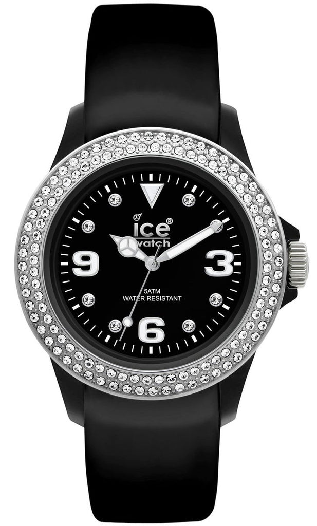 Ice-Watch Stone Tycoon Swarovski Crystal Black Watch
