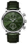 IWC Portofino Automatic Chronograph Stainless Steel Green Dial Green Leather Strap Mens Watch IW391405 - WAB - Shipping Dept.