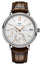 IWC Portofino Hand - Wound Eight Days Power Reserve Manual Wind Stainless Steel Silver Dial Brown Leather Strap Date Mens Watch IW510103 - WAB - Shipping Dept.