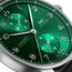 IWC Portugieser Automatic Chronograph Stainless Steel Green Dial Black Leather Strap Mens Watch IW371615 - WAB - Shipping Dept.