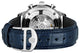 IWC Portugieser Automatic Chronograph Stainless Steel Silver - Tone Dial Blue Leather Strap Mens Watch IW371605 - WAB - Shipping Dept.