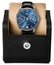 IWC Portugieser Automatic Stainless Steel Blue Dial Black Leather Strap Date Mens Watch IW500710 - WAB - Shipping Dept.