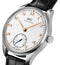 IWC Portugieser Automatic Stainless Steel Silver - Tone Dial Black Leather Strap Mens Watch IW358303 - WAB - Shipping Dept.