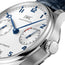 IWC Portugieser Automatic Stainless Steel Silver - Tone Dial Blue Leather Strap Date Mens Watch IW500705 - WAB - Shipping Dept.