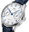 IWC Portugieser Automatic Stainless Steel Silver - Tone Dial Blue Leather Strap Date Mens Watch IW500705 - WAB - Shipping Dept.