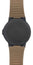 Junghans Force MEGA Solar Black Ceramic Black Dial Brown Rubber Strap Date Quartz Mens Watch 18/1001.00 - Watches & Beyond