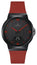Junghans Force MEGA Solar Black Ceramic Black Dial Red Rubber Strap Date Quartz Mens Watch 18/1402.00 - Watches & Beyond