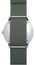 Junghans Max Bill Automatic Stainless Steel White Dial Date Green Textile Strap Mens Watch 027/4001.04 - Watches & Beyond
