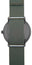 Junghans Max Bill Kleine Automatic Black PVD White Dial Date Green Textile Strap Unisex Watch 027/4005.04 - Watches & Beyond