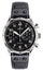 Junghans Pilot Chronoscope Automatic Chronograph Stainless Steel Black Dial Black Leather Strap Mens Watch 27/3590.00 - Watches & Beyond