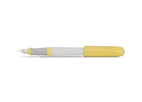 Kaweco Perkeo Light Spring Fine Nib Gray/Yellow Fountain Pen 10001822 - WAB - Shipping Dept.