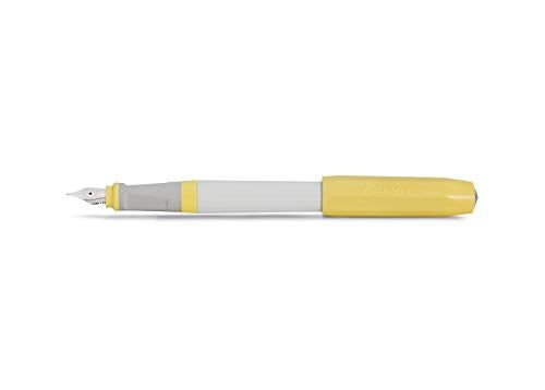 Kaweco Perkeo Light Spring Medium Nib Gray/Yellow Fountain Pen 10001821 - WAB - Shipping Dept.