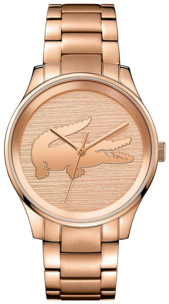 Lacoste Victoria Rose Gold Plated Stainless Steel 2001015 Women's Watch Quartz - WAB - Shipping Dept.