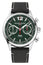 Limited Edition Frederique Constant Classics Vintage Rally Healey Automatic Chronograph Stainless Steel Green Dial Black Leather Strap Mens Watch FC - 397HDGR5B6 - WAB - Shipping Dept.