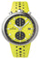 Limited Edition Junghans 1972 Competition FIS Lemon Automatic Chronograph Stainless Steel Yellow Dial Yellow Leather Strap Date Mens Watch 27/4305.00 - WAB - Shipping Dept.