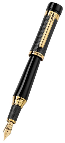 Limited Edition Montegrappa F1 Speed Podium Black Extra Fine Nib Yellow Gold/Black Fountain Pen ISS1L1BC - WAB - Shipping Dept.