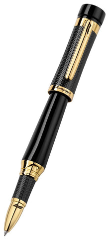 Limited Edition Montegrappa F1 Speed Podium Black Yellow Gold/Black Rollerball Pen ISS1LRBC - WAB - Shipping Dept.