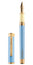 Limited Edition Montegrappa Ken The Movie Icon Broad Nib Blue/Yellow Gold Fountain Pen ISZEB5AB_2 - WAB - Shipping Dept.