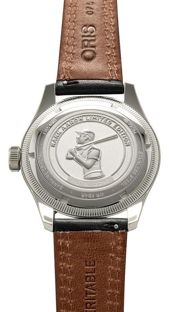 Limited Edition Oris Big Crown Pointer Date Hank Aaron Automatic White